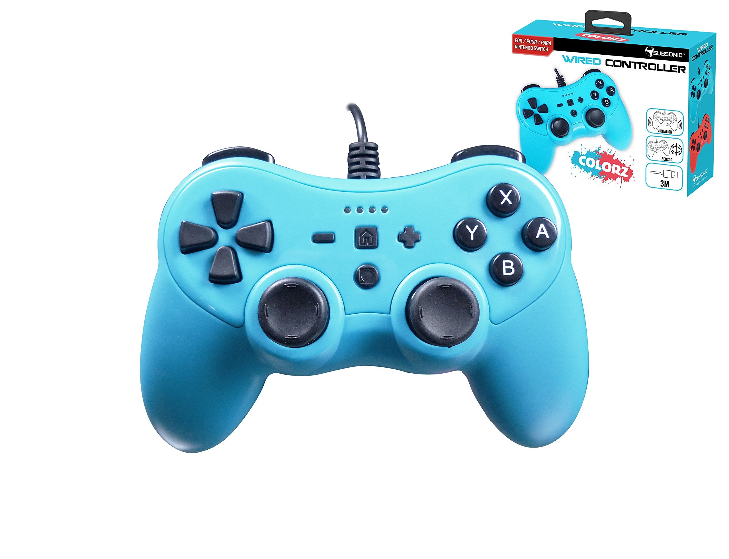 Mando Nintendo Switch NINTENDO SWITCH - con cable Azul Mando Nintendo Switch NINTENDO SWITCH - con cable Azul